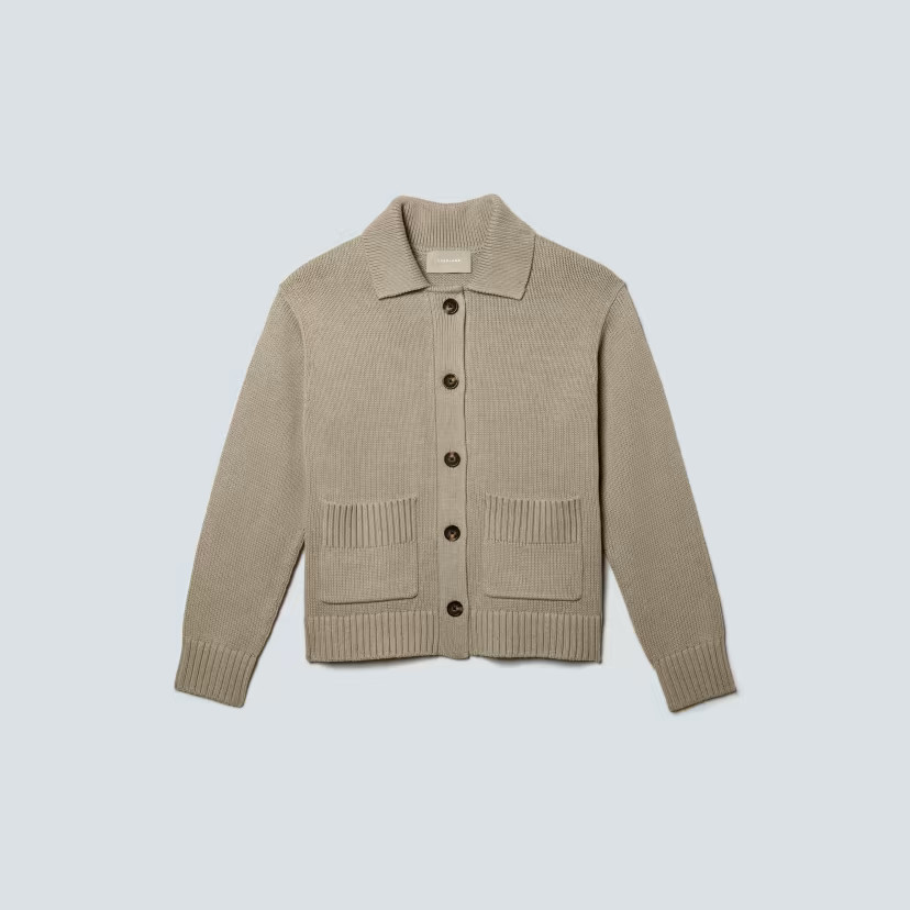 The Cotton Chore Sweater Jacket | Everlane