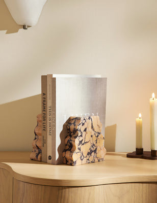 Blithe Bookends (Set of 2) by Lolly Lolly Ceramics, Pink | Lulu and Georgia 