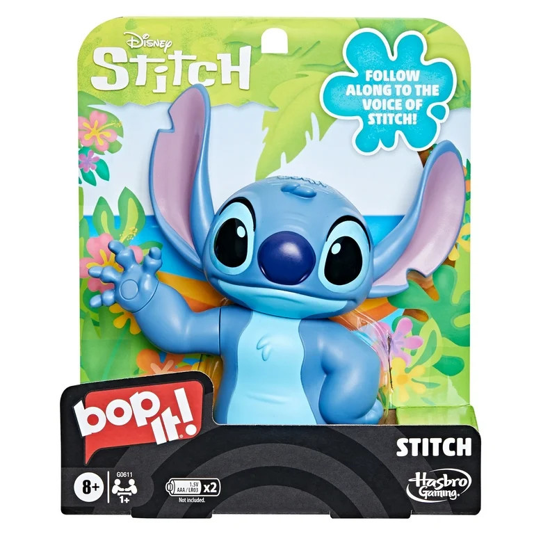 Bop It! Disney Stitch Edition Game, Officially Licensed Disney Game, Ages 8+ (Walmart Exclusive) | Walmart (US)