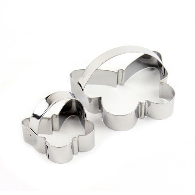 O'Creme Butterfly Cookie Cutter with Handle, Stainless Steel, Set of 2 | Target