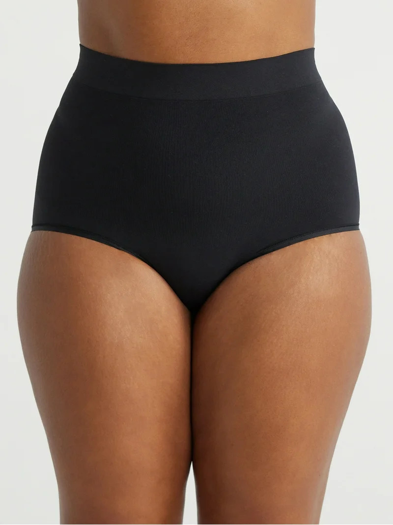 Joyspun Women's Seamless Mid-Rise Shaping Brief, Sizes S to 3X | Walmart (US)