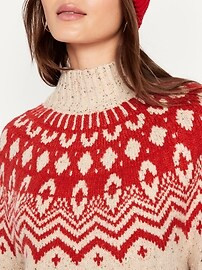 Mock-Neck Cropped Sweater for Women | Old Navy (US)