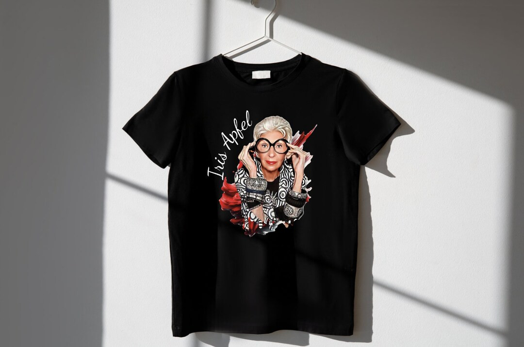 Iris Apfel Shirt, RIP Iris Apfel Shirt, Iris Apfel Rememberance, Fashion Icon Tee, Iris Apfel Tee | Etsy (US)