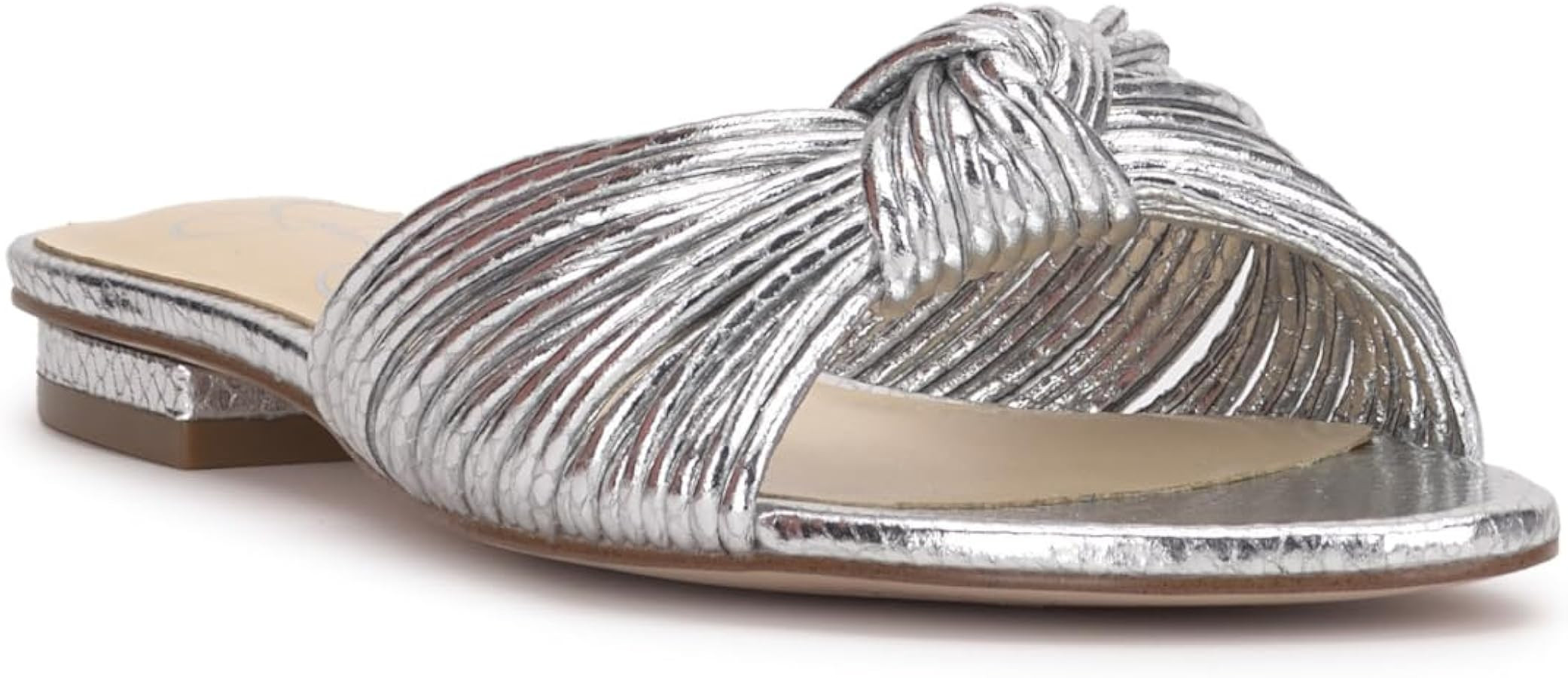 Jessica Simpson Womens Dydra Denim Slip-On Slide Sandals | Amazon (US)