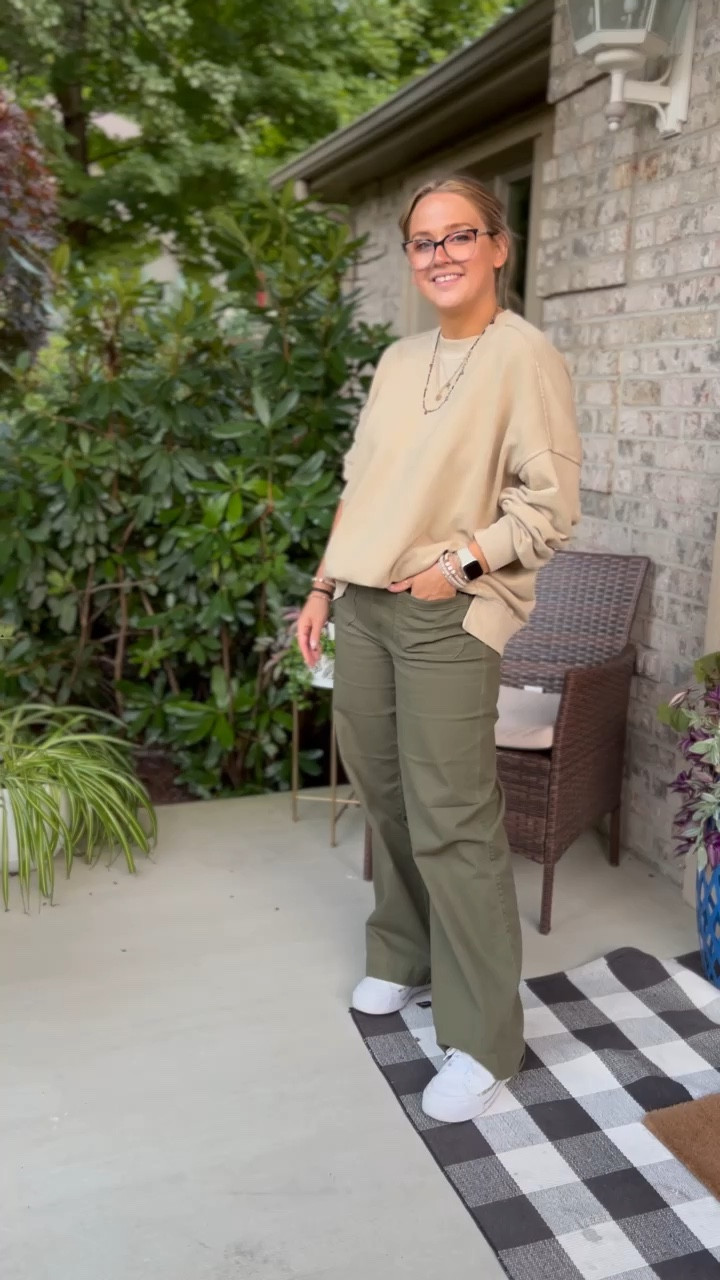 Teacher outfit 
Wide leg pants
Nike sneakers
Plants  

#LTKBacktoSchool #LTKSaleAlert #LTKMidsize