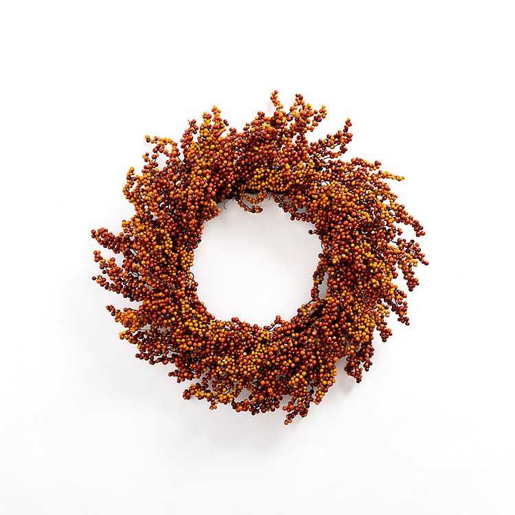 Orange Berry Swirl Wreath | Kirkland's Home