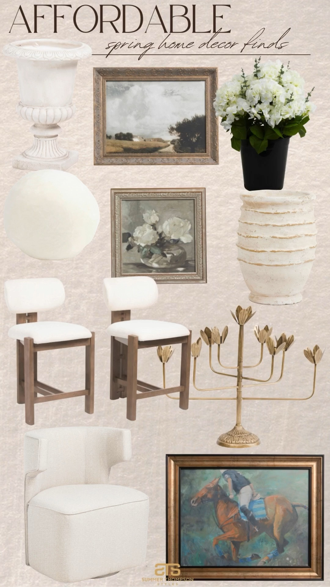 Spring home decor I’m absolutely loving! 

Home decor spring refresh bar stools wall art faux stems vases trending best sellers affordable 

#summerthompsonstyles


#LTKSeasonal #LTKHome #LTKdayinmylife