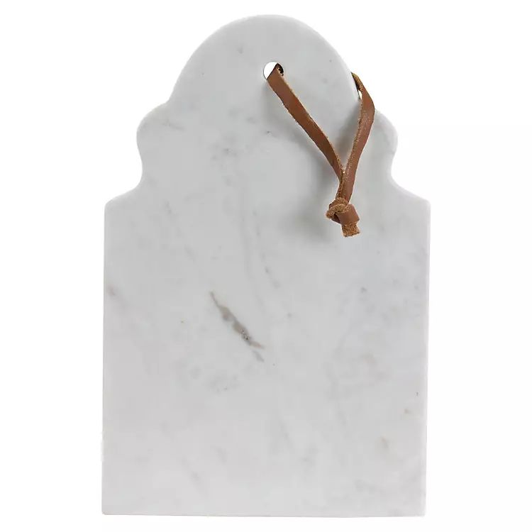 Ivory Speckle Marble Curve Cutting Board | Kirkland's Home
