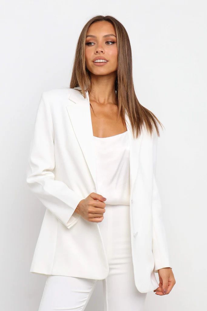 Valentina Blazer - White | Petal & Pup (US)