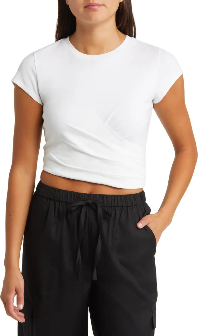 Wrap Organic Cotton T-Shirt | Nordstrom