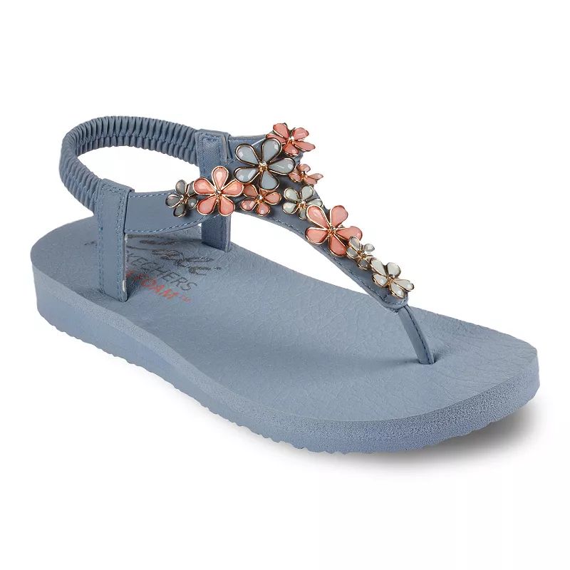 Skechers Cali Meditation Glass Daisy Women's Sandals, Size: 7, Med Blue | Kohl's