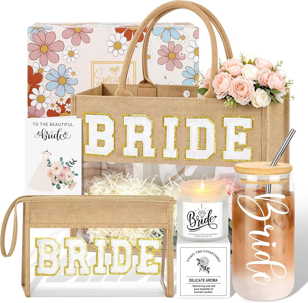 JoycuFF Bride Gifts, Bridal Shower Gift for Wedding Bachelorette Engagement, Wedding, Honeymoon, ... | Amazon (US)