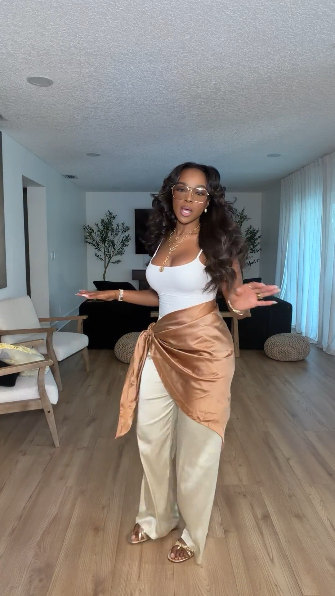 Hi babes 🤎 Scroll to shop these elevated neutral outfit ideas ✨

These looks are giving effortless luxury with soft neutrals, satin details, flattering denim, chic layering pieces, and elevated basics that instantly make your wardrobe feel more polished. I love outfits like these because you can mix and match every piece multiple ways, making the cost per wear so worth it over time.

Perfect for dinner dates, brunch, vacations, girls’ night, events, or elevated everyday looks.

📏 Measurements: 5’4” | 140 lbs | 34D | 27 | 40

Neutral outfit ideas, satin outfit details, classy casual style, elevated basics, chic feminine fashion, effortless luxury outfits, modern neutral wardrobe, brunch outfits, date night looks, petite curvy fashion, soft glam style

Follow me on Instagram and YouTube @kirasfashionfinds

#LTKgrwm #LTKootd #LTKvlog