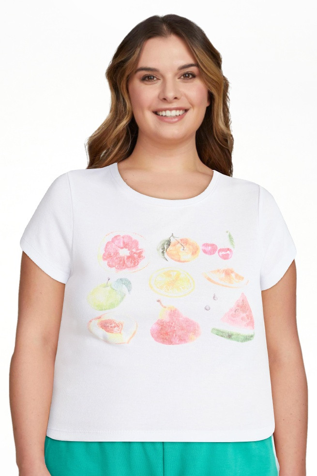 No Boundaries Ribbed Cotton Graphic Baby Tee with Short Sleeves, Women's XXS-XXL | Walmart (US)