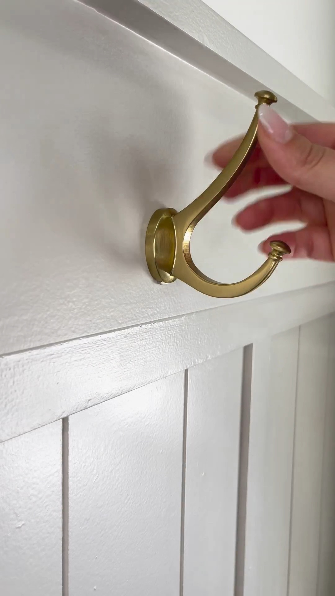 The perfect brushed gold purse and coat hooks. Only $4 each! 

#LTKfamily #LTKhome #LTKunder50