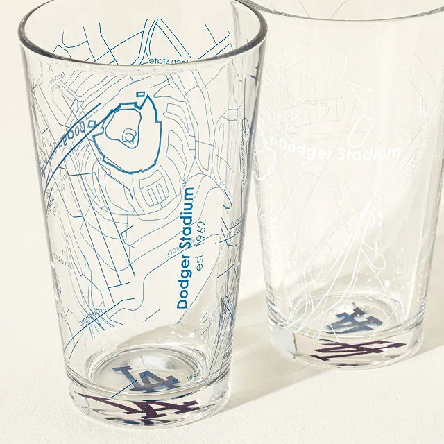 MLB Ballpark Pint Glasses - Set of 2 | UncommonGoods