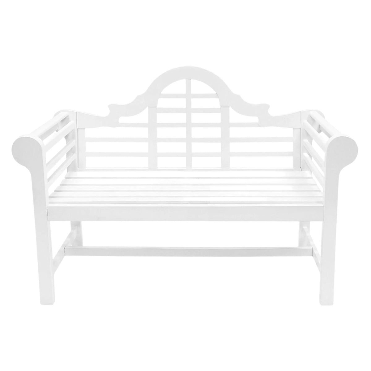 Lacquer Lutyen Outdoor Wooden Bench | The Well Appointed House, LLC