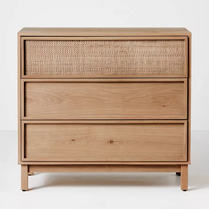 Wood & Cane Transitional Dresser - Hearth & Hand™ with Magnolia | Target