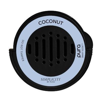 Simplicity by Pura Coconut Car Fragrance Refill: Scent, Vehicle Aroma Diffuser-Compatible | Target