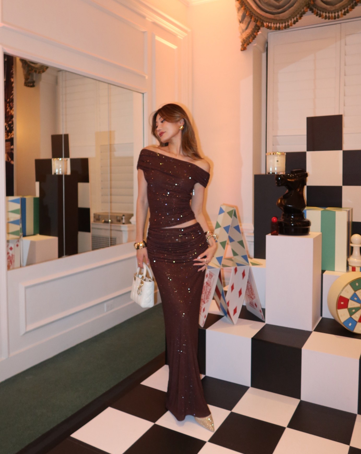 Sparkling dress on sale! 🤎 

#LTKSaleAlert #LTKootd #LTKHoliday