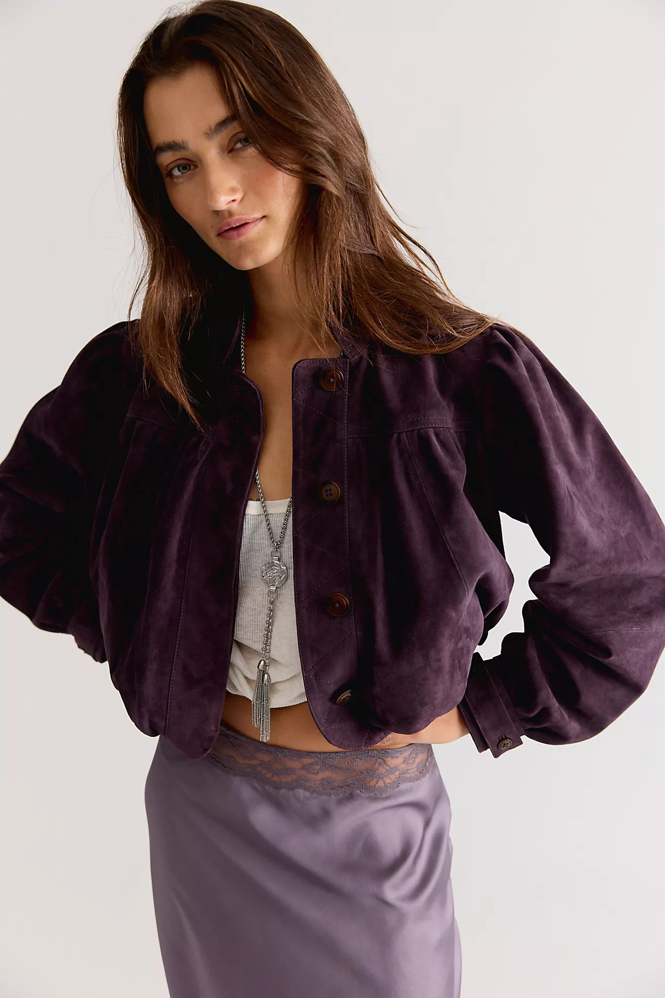Nimbus Suede Jacket | Free People (Global - UK&FR Excluded)