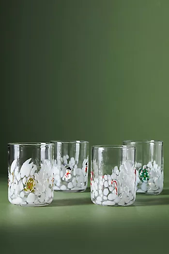 Festive Icon Juice Glass | Anthropologie (US)