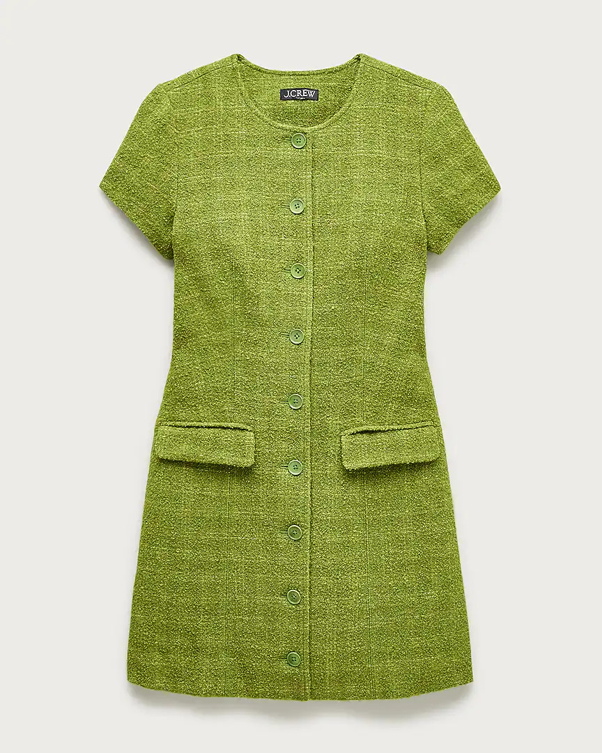 Parc dress in bouclé tweed | J. Crew US