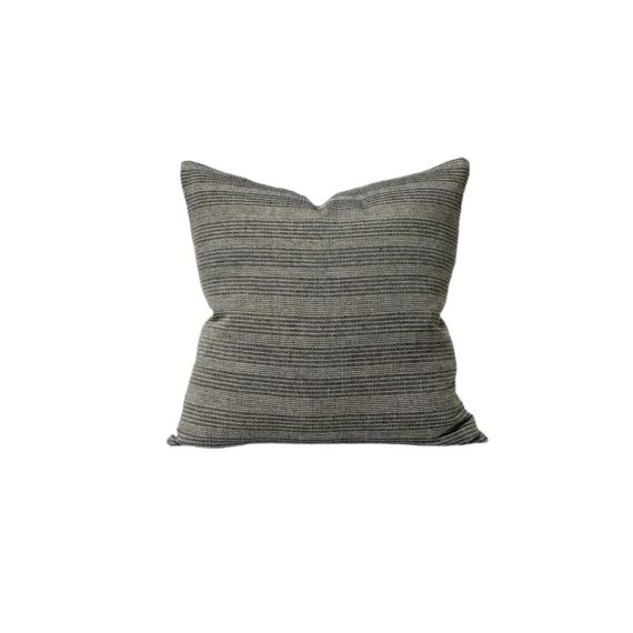 Black Gray Throw Pillow Cover + Charcoal Grey Pillow Cover + Hand Woven Hmong Pillow Cover + Stri... | Etsy (UK)