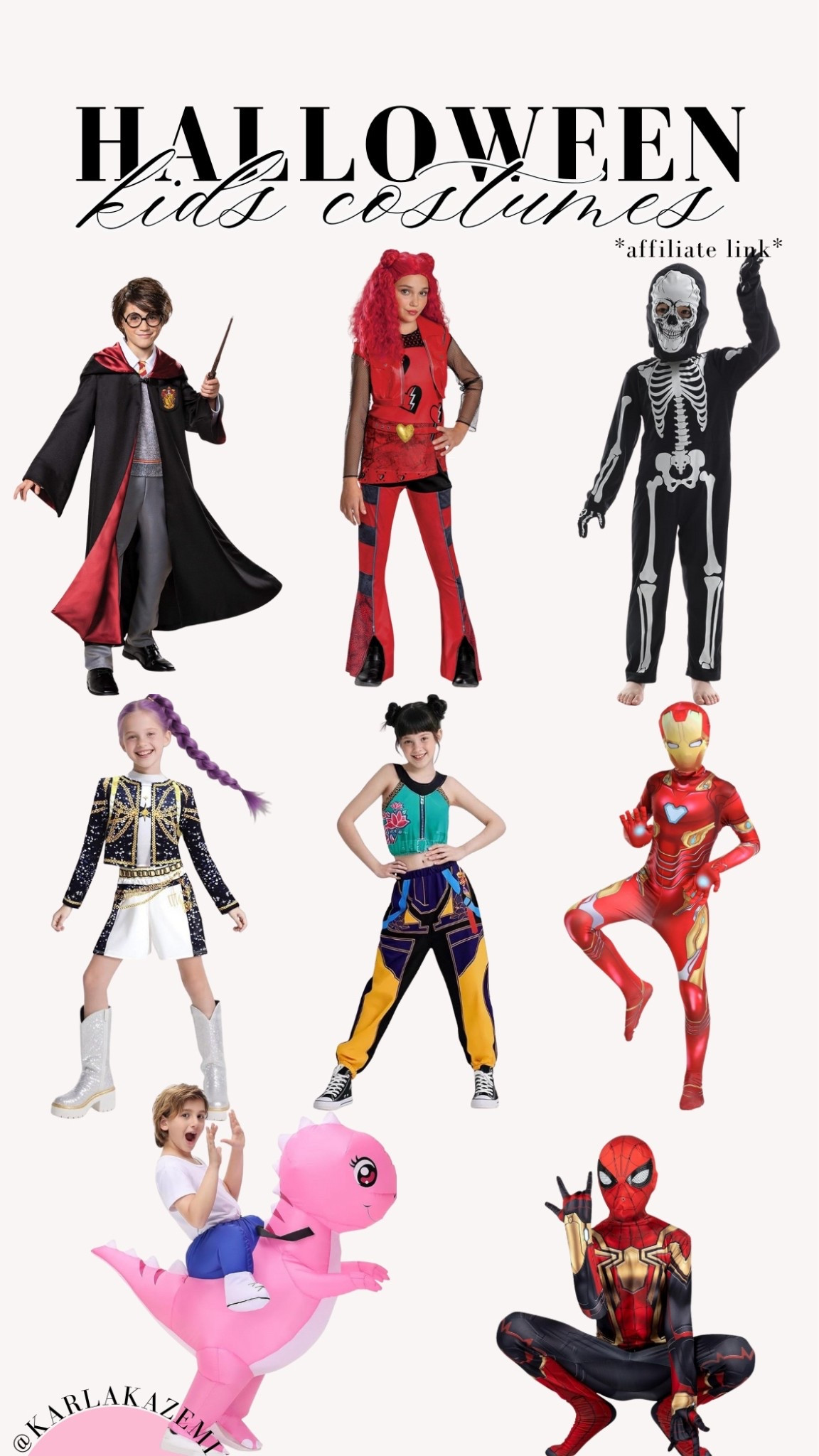 Cute and easy Halloween costume ideas for kids! Boys and girls! Some popular choices and perfect for any little❤️


Halloween costume, Halloween, Halloween costumes for kids, Halloween costume for girls, Halloween costume for boys, Harry Potter, superhero, marvel, spider man, iron man, k pop demon hunters, characters, Rumi, Zoe, inflatable costume, Red, descendants, Barbie, found it on Amazon.

#LTKParties #LTKKids #LTKHalloween