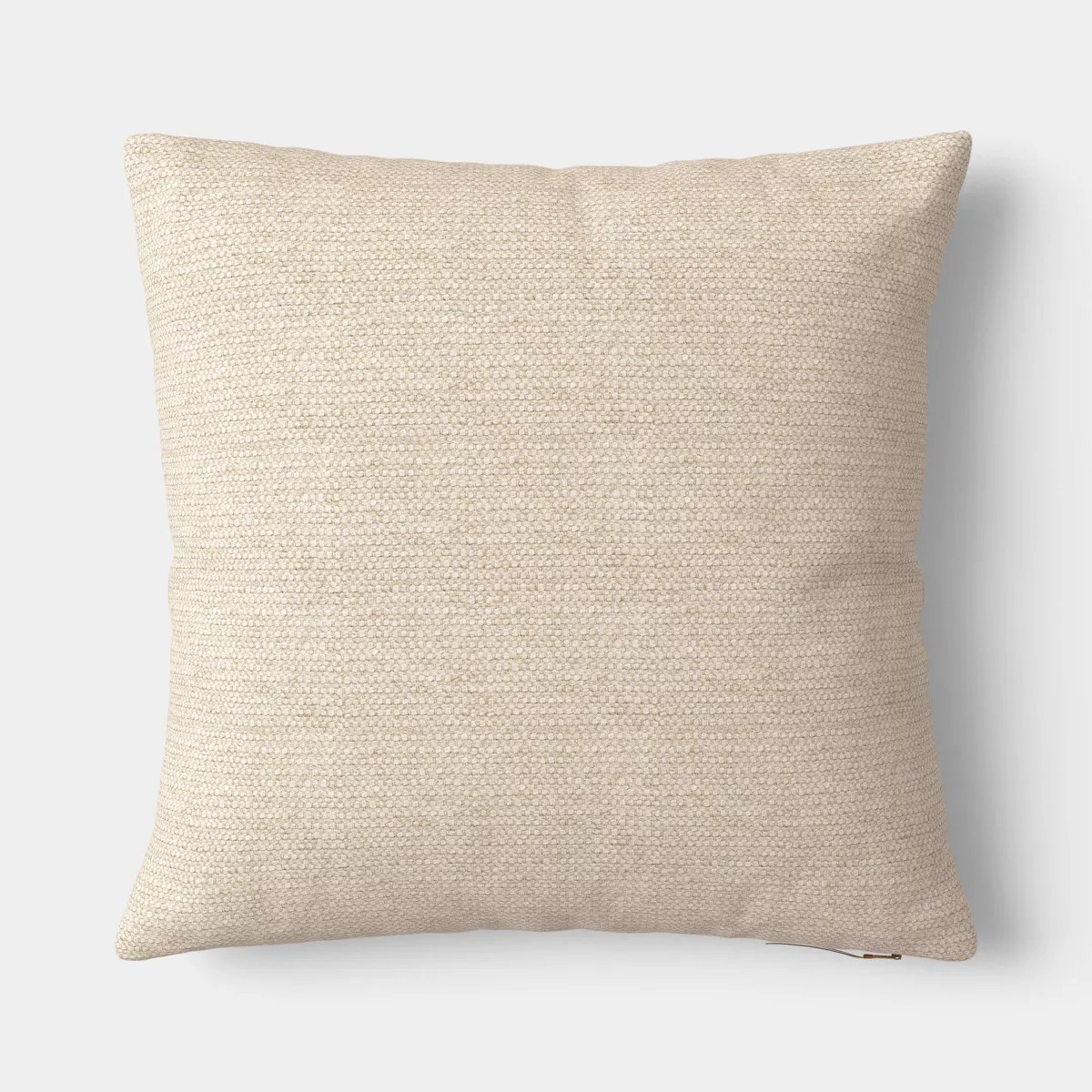 Square Chunky Linen Pillow with Exposed Zipper - Threshold™ | Target