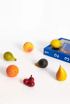 Rosemary Home Italian Alabaster Hand Painted Fruit | Anthropologie (US)