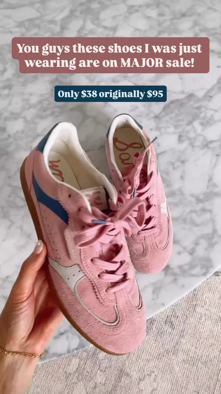 I got these pink sneakers last year and have loved them! They’re so fun for spring, and they are currently on major sale for under $40! 👏🏼

Loverly Grey, pink sneakers, spring sneakers, spring shoes, sam Edelman 

#LTKSeasonal #LTKSaleAlert
