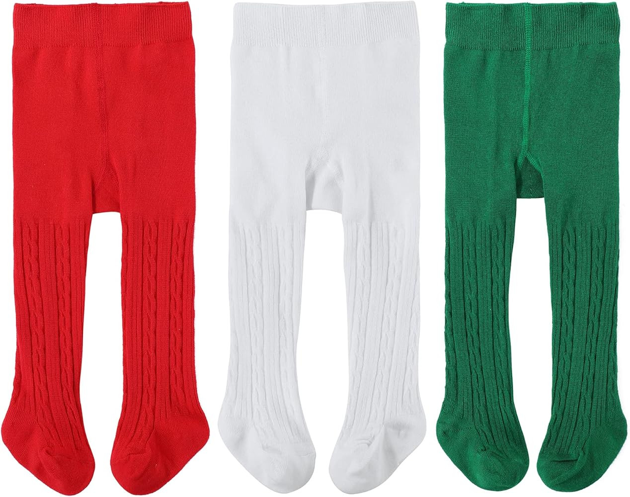 Century Star Baby Tights Toddler For Girls Solid Knit Socks Soft Cotton Infant Leggings Warm Stoc... | Amazon (US)