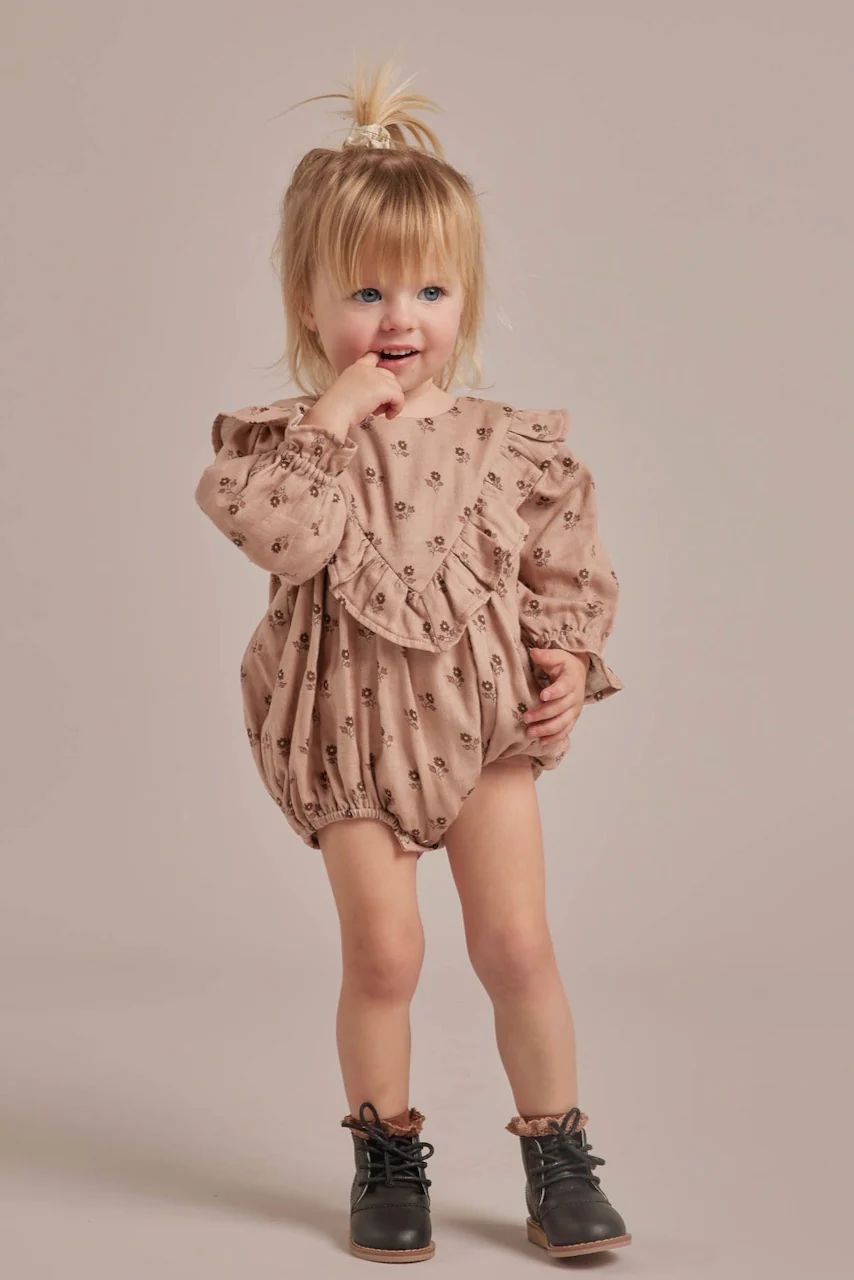 Rylee + Cru English Rose Winnie Romper | Roolee