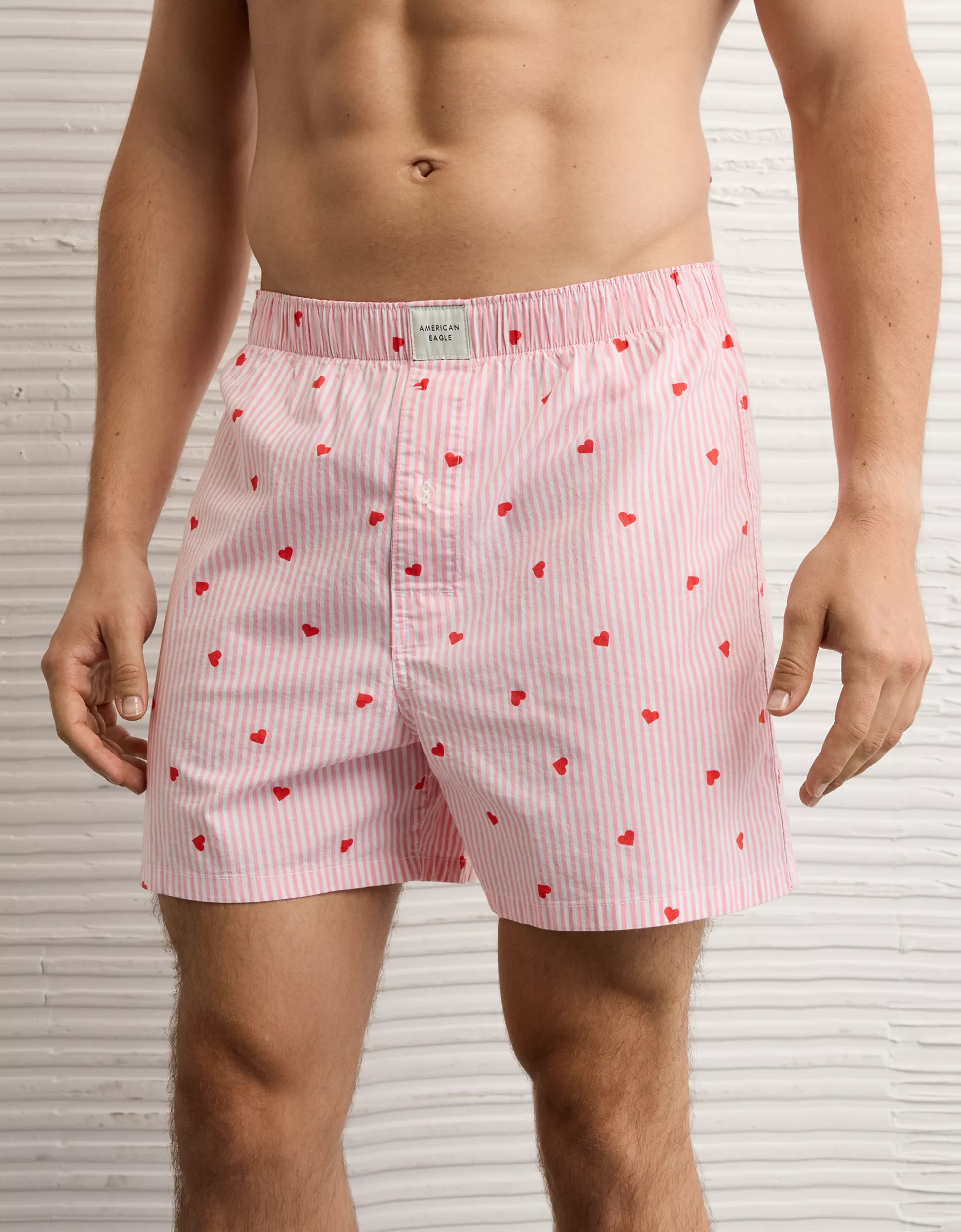 AEO Men's Stretch Hearts Classic Boxer Short | American Eagle Outfitters (US & CA)