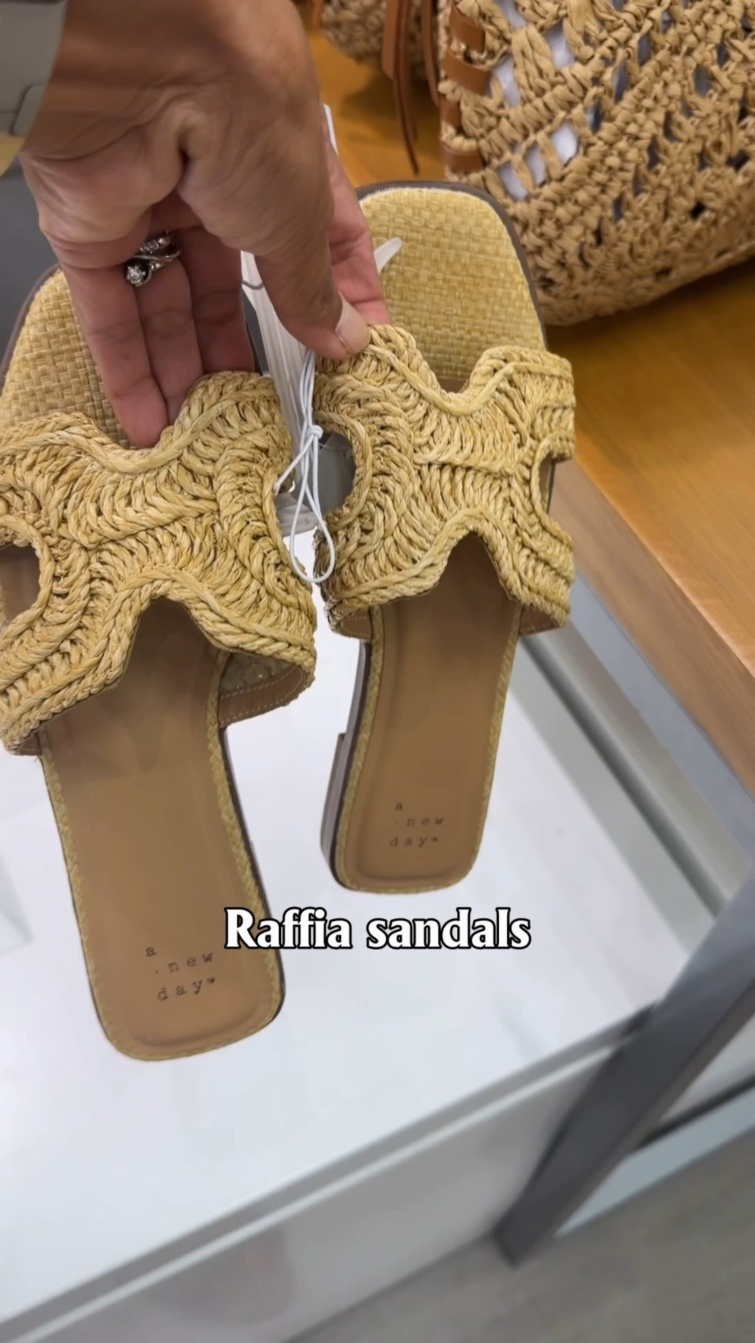 Cute sandals for spring and summer 

trending raffia material 
@Target comfortable 
I went down 1/2 a size 
Wearing 7 

Vacation style 


#LTKTravel #LTKSeasonal #LTKOver40