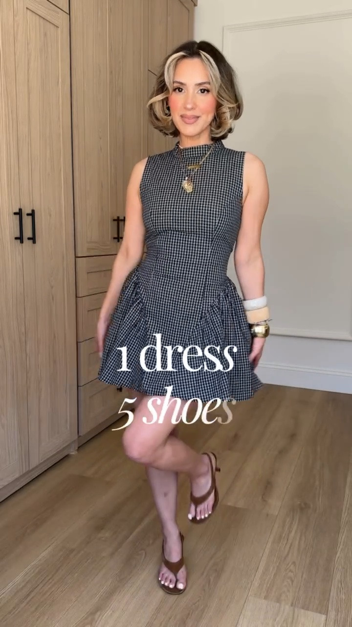 1 dress, 5 shoes 🤍 The plaid moment you need for summer nights, brunch… literally everything. REVOLVE stock is limited, so I linked a few similar dresses too in case your size is gone ✨

#LTKootd #LTKgrwm #LTKmomlife