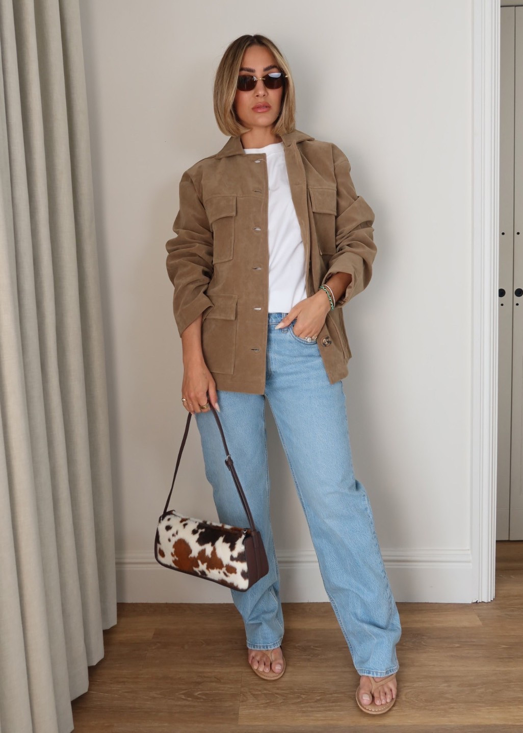 Bank Holiday Faves ☁️

Easy spring outfit ideas, suede, jeans and a nice top, high street style, cow print bag, smart casual style, transitional outfit 

#LTKuk #LTKstyletip #LTKspring