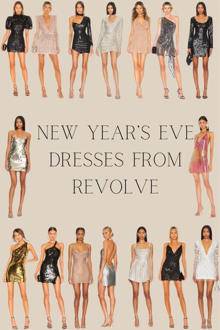 New Year’s Eve dress inspiration from Revolve. These Revolve dresses are so stunning and perfect for New Year’s Eve. Any party you’re going to you’re definitely going to stand out. Prices vary from $78- over $200. #newyearseve #newyearsevedress #nyedress #specialoccasion 

#LTKstyletip #LTKHoliday #LTKparties