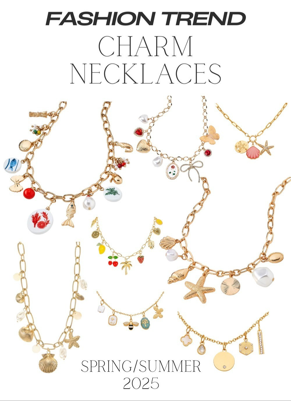Spring/Summer 2025 Fashion Trend: Charm Necklaces

#charmnecklace
#charm
#summertrends 

 #LTKSeasonal #LTKFindsUnder50 #LTKStyleTip