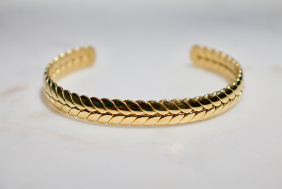Gold Cuff Bracelet, Cuff Bracelet, Minimalist Bracelet, Gold Bangle Bracelet, Simple Gold Bracele... | Etsy (US)