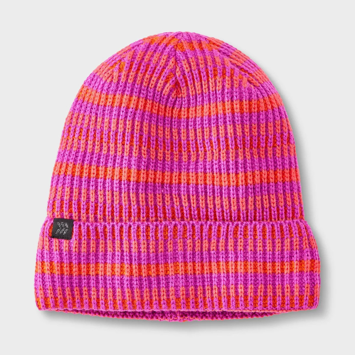 Girls' Plaited Striped Cuff Beanie - All In Motion™ Pink One Size Fits Most | Target