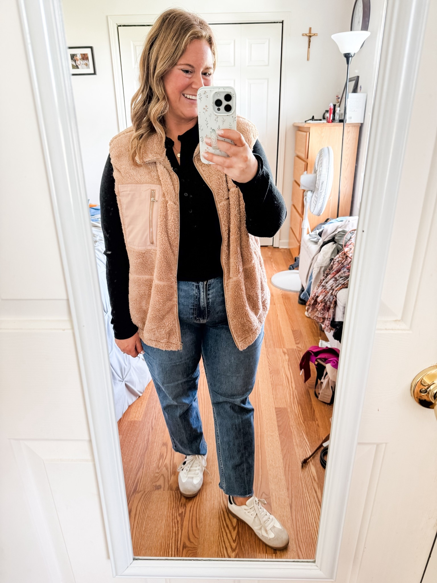 What I wore for a trunk or treat event! Wearing an XL in the Henley and vest and a 33 short in my jeans 

#LTKMidsize #LTKSeasonal #LTKFindsUnder50