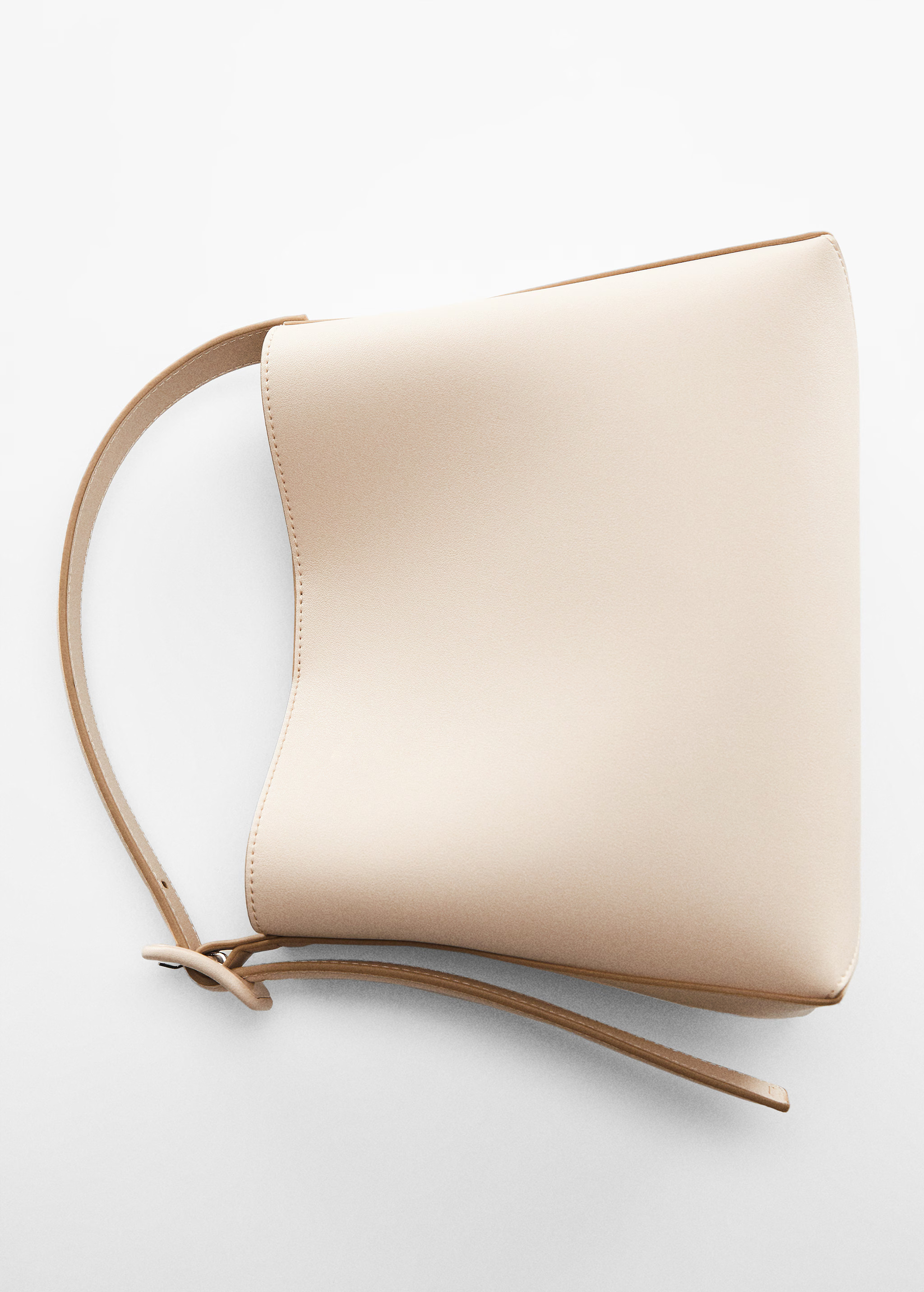 Shopper bag with buckle - Woman | MANGO USA | MANGO (US)