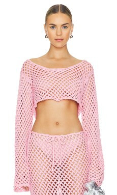 Bananhot Magen Shirt in Pink Cream from Revolve.com | Revolve Clothing (Global)