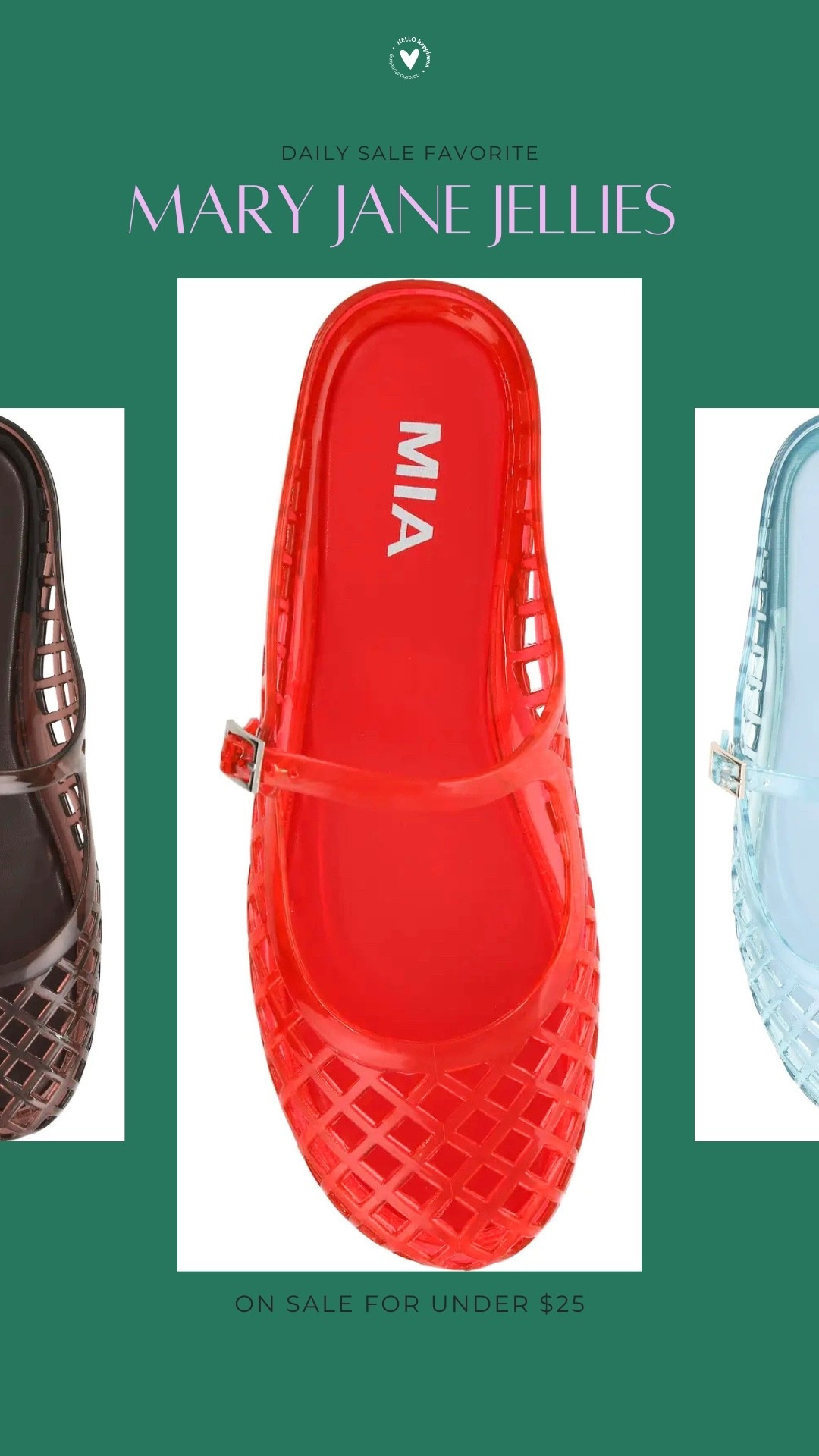 Mary Jane jellies are having a moment 💚 under $25 + too cute to pass up

#LTKSeasonal #LTKSaleAlert #LTKootd
