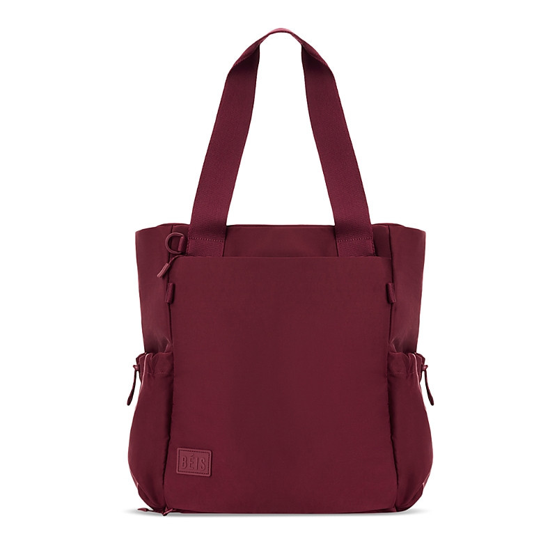 BEIS The Sport Tote Bag in Burgundy | Bloomingdale's (US)