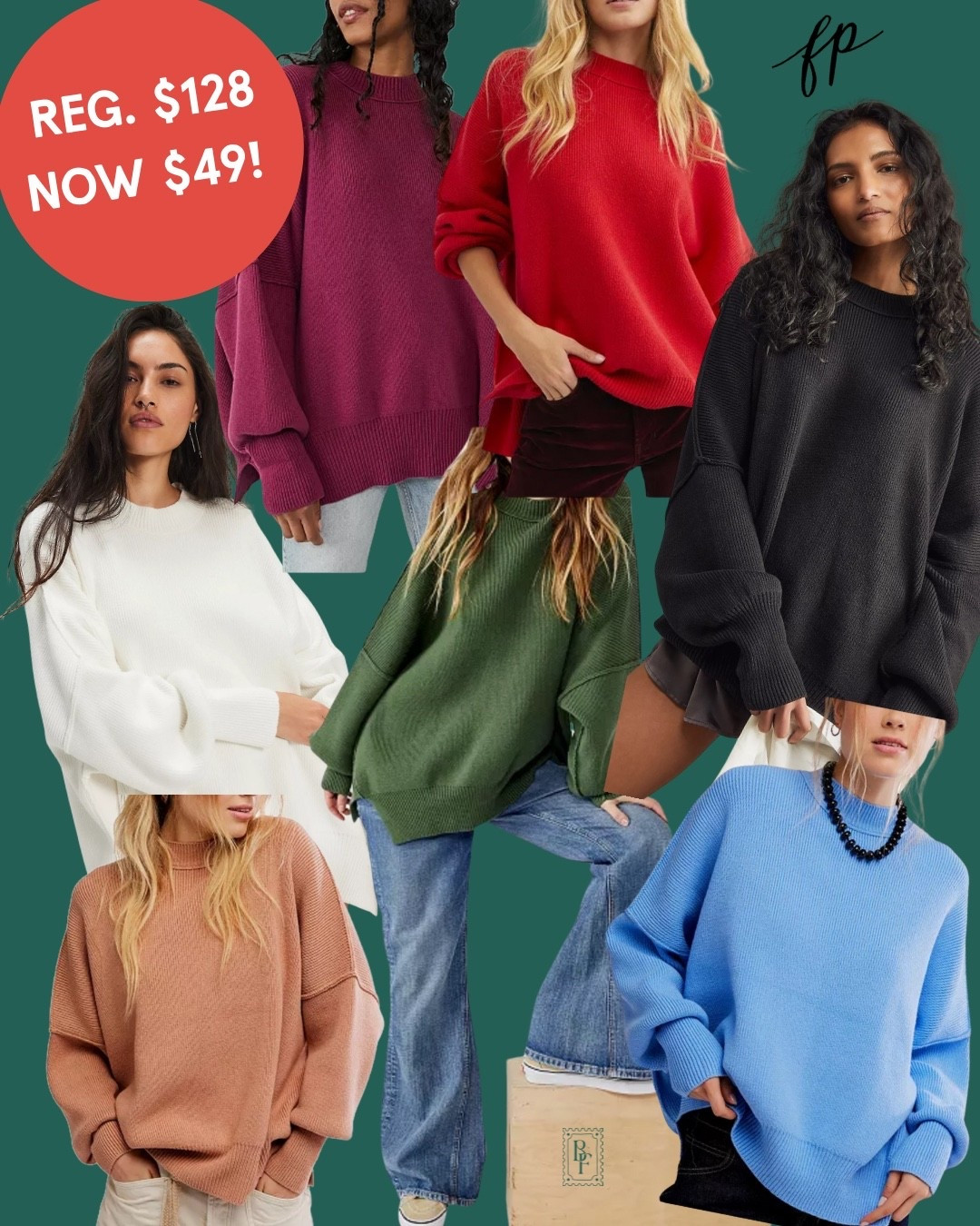 🔥 HOLY MOLY! 🤩 Free People runs big so be sure to size down one size unless you want truly oversized look! The perfect gift for her (and one for you!) 🎁🎄#freepeople #fp
L l N K ⬇️🔗

#LTKSaleAlert #LTKGiftGuide #LTKFindsUnder50