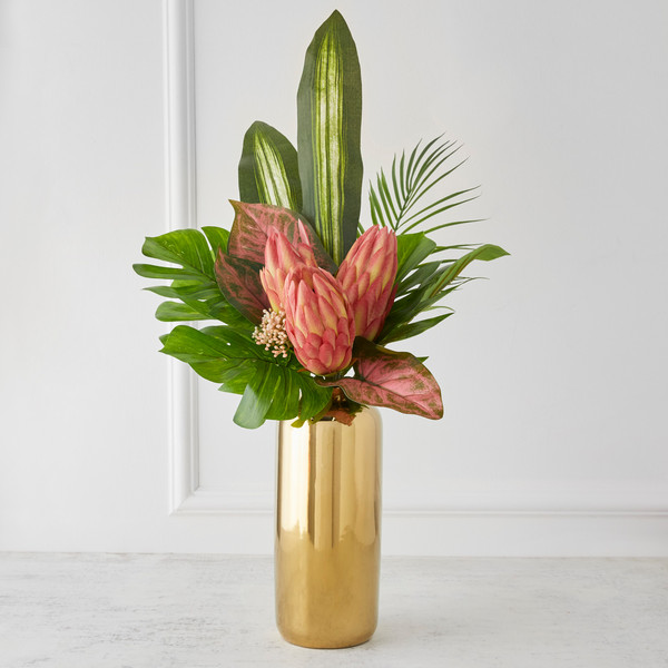 Protea In Pot - Fuchsia | Z Gallerie