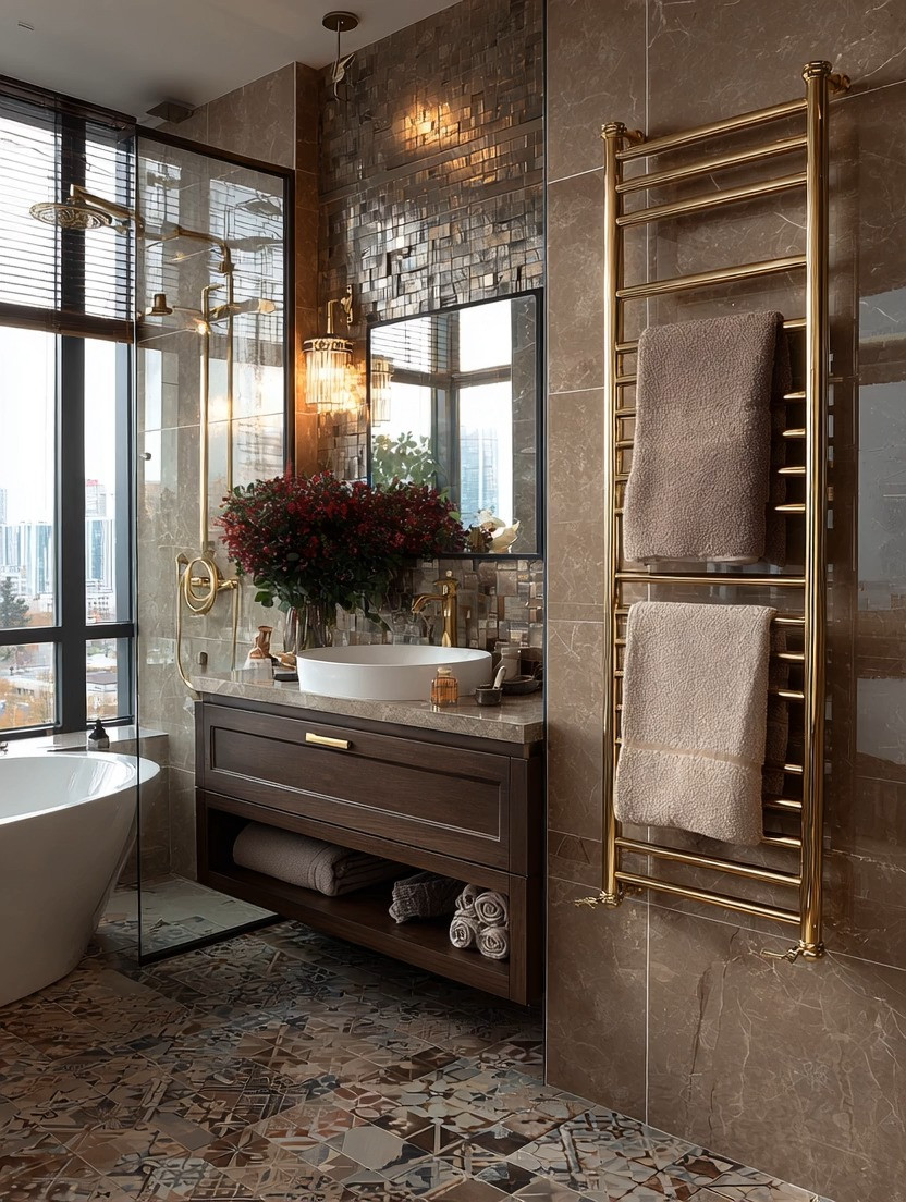 The signature bathroom upgrade you didn’t know you needed.

A long, multi-bar, hotel-style gold towel warmer instantly transforms your bathroom into a five-star retreat. It’s not just a fixture — it’s a statement piece.

The vertical lines elongate the wall.
The gold finish adds warmth and richness.
And the functionality? Unmatched.

Warm towels. Elevated design. Clean architectural detail.

This has quickly become an Element Engineer signature bathroom piece — because it blends luxury and practicality seamlessly. Whether in a primary ensuite or a modern powder room, it adds that refined, designer-level finish that makes a space feel complete.

Luxury isn’t loud. It’s intentional.

#BathroomUpgrade #LuxuryBathroom #HotelStyleHome #GoldAccents #BathroomInspo #ModernLuxury #InteriorDetails #StatementPiece #HomeDesign #ElegantLiving 

 #LTKHome